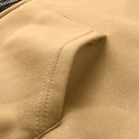 Ženske majice Ležerne dugi rukav džepni zatvarač sa zatvaračem Srednje duge vrhove dukserice s kapuljačom