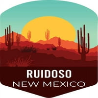 i R uvoz Ruidoso Novi Mexico Suvenir Vinil naljepnica za naljepnicu Kaktus Desert Design
