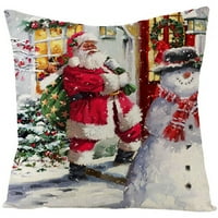 Munlar kauč jastuci, ukrasni jastuci, božićni pamučni posteljina kauč automobila kućni struk jastuk za jastuk bacaj jastuk 45 * 45