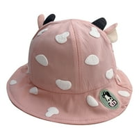 Baby Boy Hats Toddler Baby Kids Boys Girls Ispis uzorka kašika kašika šešir za sunčanje ružičasta prosječna