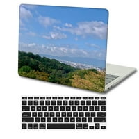 Kaishek tvrda futrola Kompatibilan je samo MacBook Pro S + crni poklopac tastature A ili A1502, bez