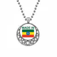 Etiopija Država Ljubavna ogrlica Privjesak Retro mjesec zvijezde Nakit