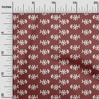 Onuone pamučne svilene maroon tkanine azijski blok šivene dizalice Tkanini otisci dvorišta široko