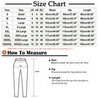 Debela pantalona Owordtank Plus veličine za žene elastični struk sa džepovima Plišane puteve plusnih