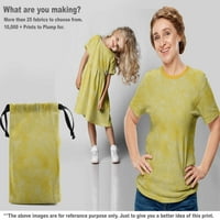 Onuone pamučna kambrska žuta tekstura tkanine šivaće tkanine uz dvorište tiskano diiy odjeća široko