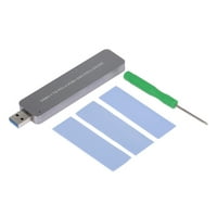 Andoer M. NVME do USB 3. Adapter NGFF PCIe SSD adapter prenosiv priključak za tvrdi disk i reprodukciju