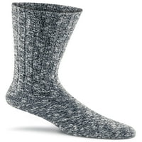Za rijeku Muške nove američke pamučne lagane čarape, srednje, mornarice