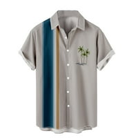 Ležerne bluze za muškarce - isključivo ovratnik za slobodno vrijeme Top tiskane bluze Casual Comfy Hawaiian