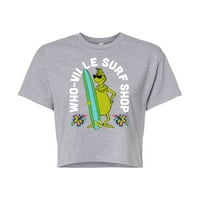 The Grinch - Whoville Surf Shop - Juniori obrezana majica pamučne mješavine
