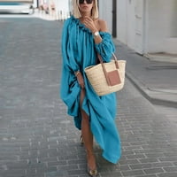 Ženski casual vrhovi modni ispis gradijentni gumb V izrez kratkih rukava tunika T majice Ljetna casual