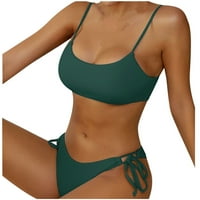 Jednodijelni kupaći kostim jedan rame BRA Style Army Green M
