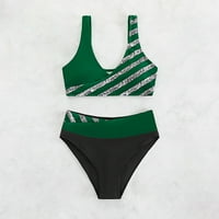 Utoimkio seksi bikini set za žene žene Seksi moda dvodijelni bikini ispis kupaćih kostimi za ispis plaža