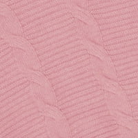 Ahgly Company Zatvoreni kvadratni orijentalni ružičasti ružičasti tradicionalni prostirke, 6 'kvadrat
