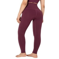 Ženska moda Slim Fit Pocket Yoga Hlače Stretne gamaše hlače trčale hlače sa džepom pantalone