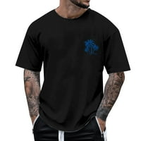 HHEI_K muške košulje s dugim rukavima Casual Labavi ispisane majice s dugim rukavima za muškarce