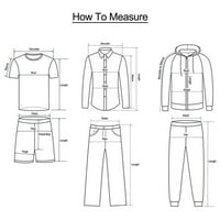 Odijela za muške ljetne majice od 3 komada od 3 komada za kratke rukavice i kratke hlače