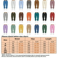 Ženske kratke hlače od elastične struke plus veličine pamučne kratke hlače Leptir Frint hlače modna