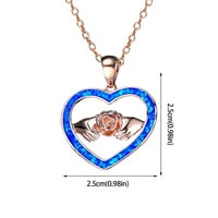 Do 65% OFF AMLBB Ženske ogrlice nakita za poklon za svoj dan zaljubljenih Dvije mačke ljubavne ogrlice