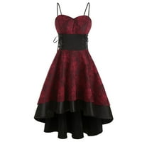 Clearsance Ljetne haljine za žene okrugli izrez Vruća prodaja Dužina gležnja cvjetni maxi haljina bez