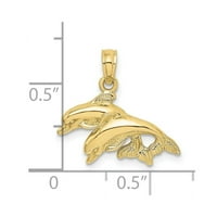 Zlatni rutilni dragušni ručno rađeni nakit veličine 9.5