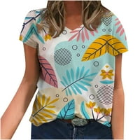 Grafička i izvezna modna majica s dugim rukavima i izvezena modna majica i jesenji dugi rukav tiskani