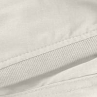 Bluze V-izrez Grafički otisci na vrhovima kratkih rukava moda za žene narančasto 3xl