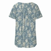 Floleo Ženska haljina za uklanjanje haljina Ljeto Žensko tropsko print Halter Letchess Maxi haljina