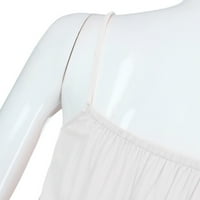 Tking modni ženski gumb s kratkim rukavima okrugli vrat plus veličine vrhova ljetni casual cvjetni vrhovi za žene bijele 2xl