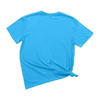 Majice s dugim rukavima za muške dječake Moda 3D apstraktna grafička majica Print Okrugli vrat Dnevni