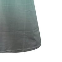 Hesxuno ženske ležerne odjeće Tri četvrtine rukava pamučne posteljine vrhovi mršave sjedenje okruglog