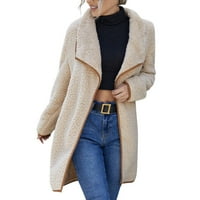 Zimski kaputi za žene Žene Modni temperament s dugim rukavima Professional Slim Top odijelo