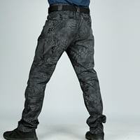 Leey-World Jackets za muškarce muške jeseni i zimske dvostruke jakna s dugim rukavima LEAL dvostruki