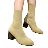 Qiaocaity cipele na klirensu, do 20% popusta, modne čizme velike veličine žene jesenski duga cijev s