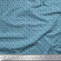 Onuone pamuk poplin smeđa tkanina životinja kožna tkanina za šivanje tiskane ploče od dvorišta širom