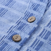 Onuone viskozne šifon plave tkanine cvjetne i pločice Marokanski zanatske projekte Dekor tkanina tiskana