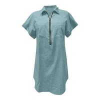 Ženske ležerne ljetne vrhove kratki rukav V izrez Grafički ispis T-majice Comfy Soft Fashion Loop Fit Majica