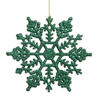 Jikolilili božićni ukrasi Božićna drvena viseća kartica dvostrana drvena ukras za božićne stablo ispod