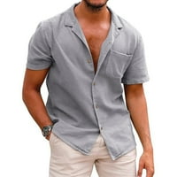 Muška košulja Nova plairana majica Muška majica s dugim rukavima
