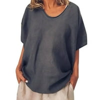 Ženska majica s rukavima Slatka ručna majica majica Casual Basic Top Pulover