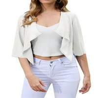 Ženska modna ženska modna tiskara O-izrez kratka majica labava bluza TOP košulja Zimska odjeća za žene