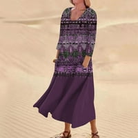 Niveer Women Majica kratki rukav ljetni vrhovi posada Crta majica Majica Labavi pulover Otkaz srca Tunika Bluza svijetlo siva 2xl