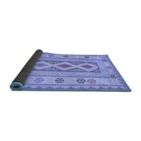 Moderna tepih, smeđa geometrijska mekana neklizačka prostirka za spavaću sobu dnevni boravak hodnik
