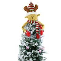 Božićna dekoracija drvca, božićni stablo sa škarskom zagrljajem za božićne praznične zimske pribor za ukrašavanje zabave