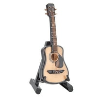 Model gitare, model drvenog minijaturnog gitara, za decu uredski stol