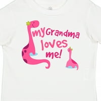 Inktastic moja baka voli me devojke Dinosaur poklon toddler majica devojke