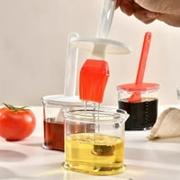 Huanledash boca za ulje s četkom čistog razvodnog dizajna za izlijevanje hrane otporno na toplinu otporna