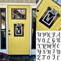 Slova smiješna viseća vrata sa A do Z apstraktna vrata ploče za ploče
