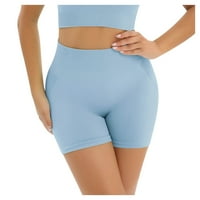 MLQIDK joga kratke hlače za žene Tummy Control High struk Bikerske kratke hlače vježbanje vježbanje