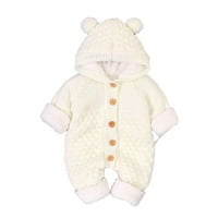 Odeerbi Baby BodySuit lineete Oncee za Toddler Novorođene Djevojke Dječaci Zimski topli kaput pleteno