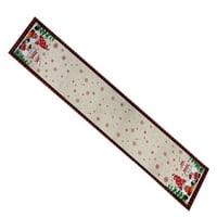 Airpow Božić ukrasi božićne kućne ukrase pribor pletenog tkanina stolnjak za stolnjak Božićni stolnjak